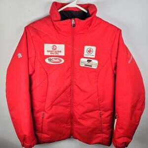 Descente Jacket Junior 160 Red Ski Snowboard Waterproof  (No Hood) Banff Racing